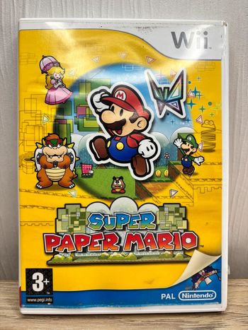 Jeux Nintendo wii super Mario paper complet