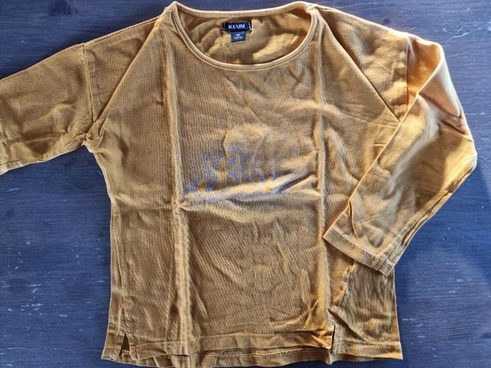 Tee-shirt fille, manches longues, 3 ans, de marque kiabi