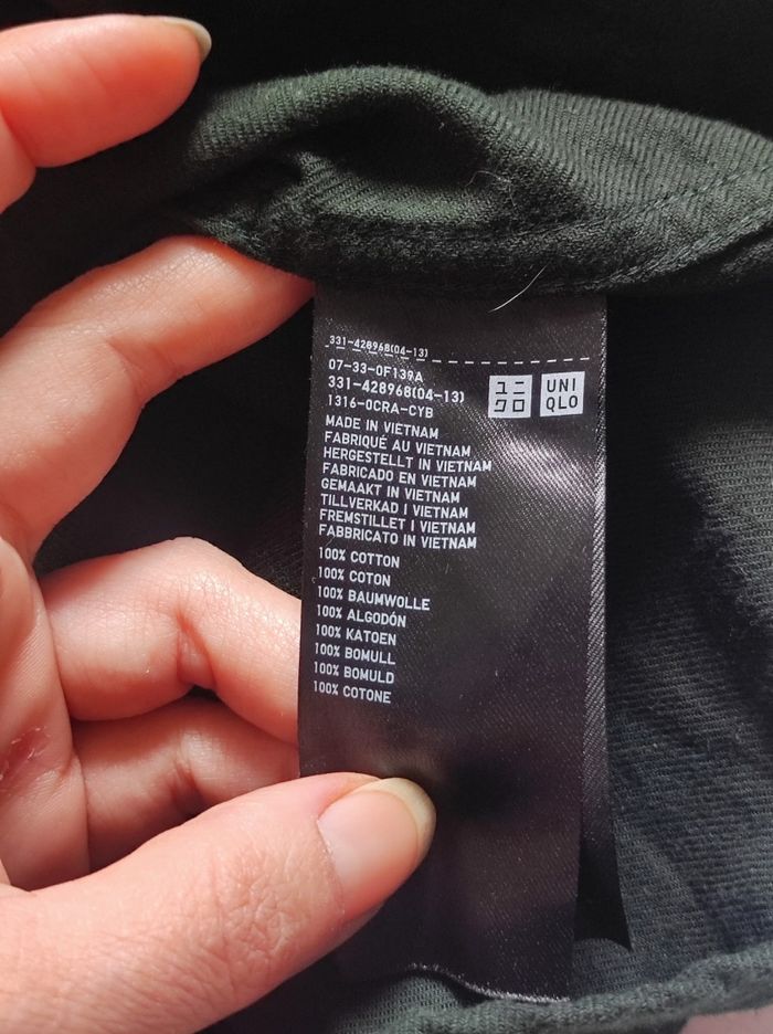 Chemise vert coton taille XL - photo numéro 4