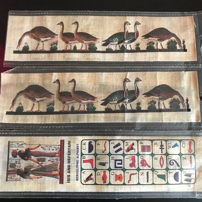 3 papiers hiéroglyphic * prix 3e* kiki60230