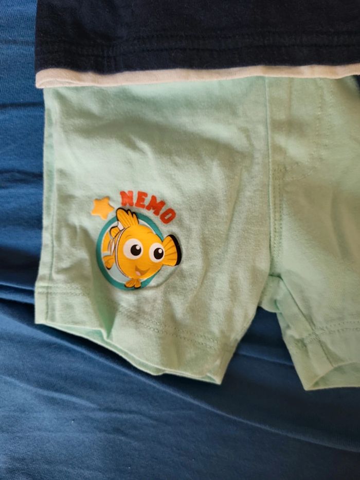 Ensemble short nemo et t shirt canard - photo numéro 3