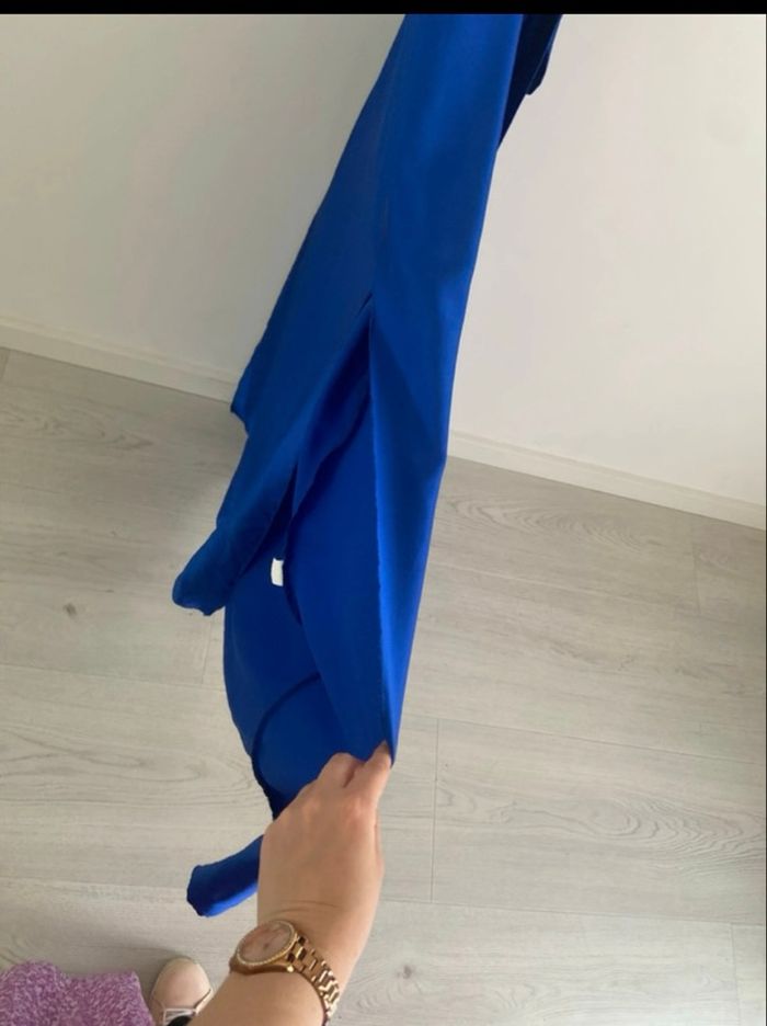 Robe de soirée bleue électrique - photo numéro 4