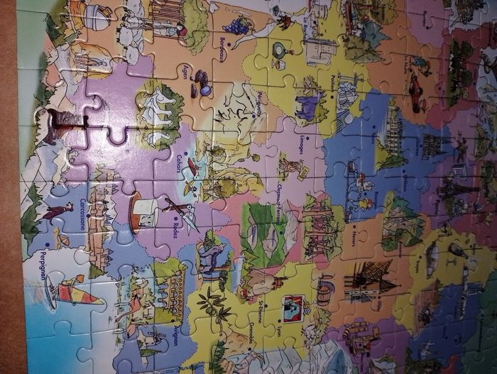 Puzzle 250 pièces carte de France + 1 poster - photo numéro 6