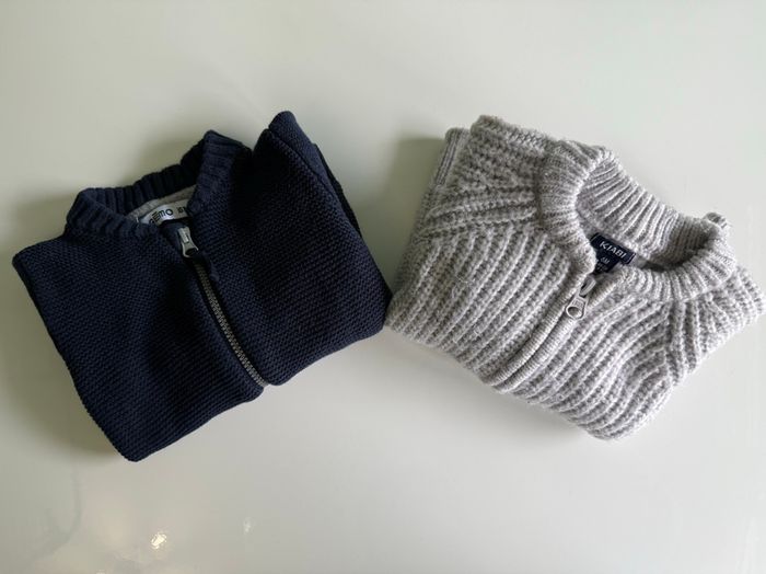 Lot de 2 pull d’hiver garçon - 6mois