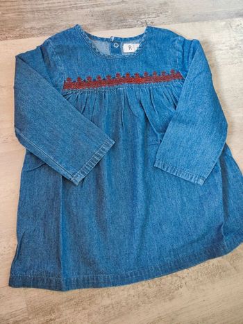 Robe en jean 12m