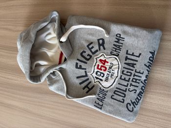 Sweat Tommy Hilfiger à capuche – Couleur gris chiné - Vintage Fit - Taille M