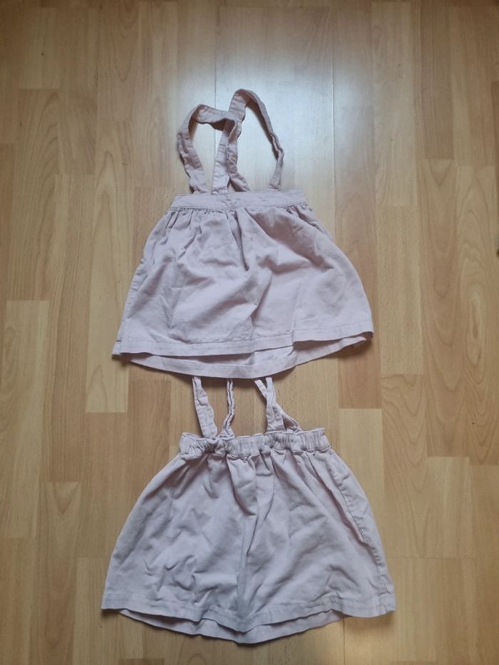 Lot 2 jupes en velours côtelé