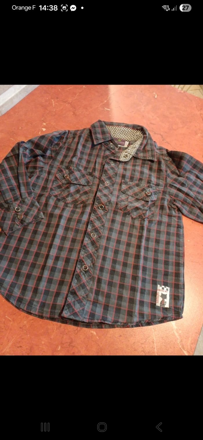 Chemise garçon taille 3 ans