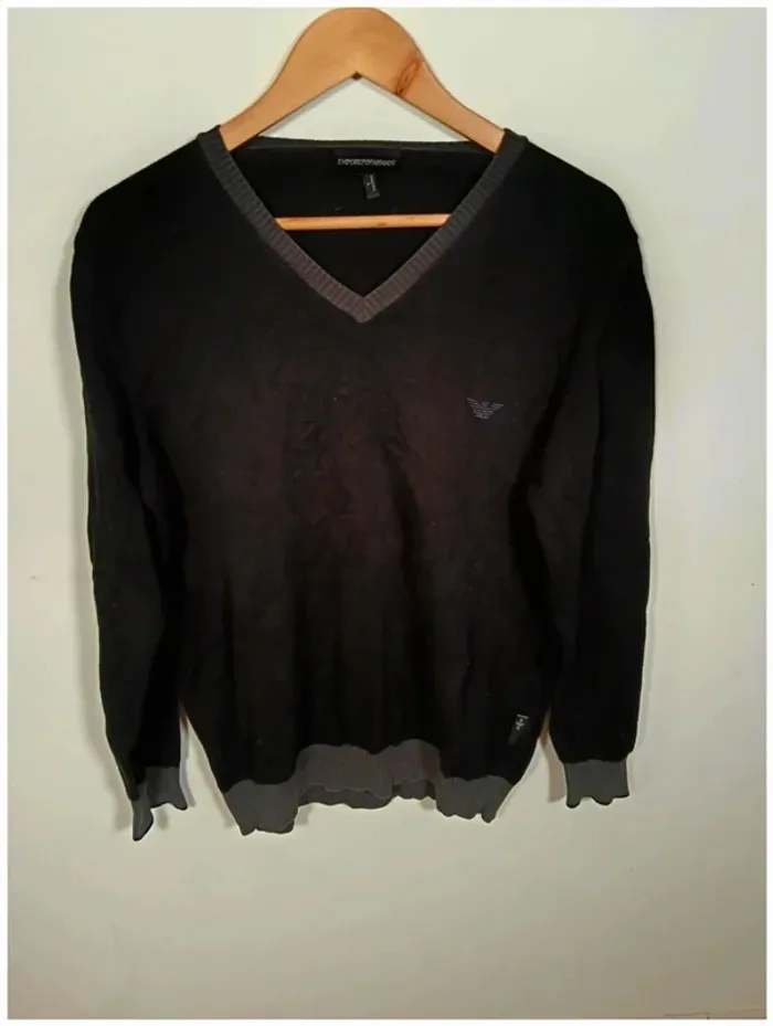 C14 pull noir Emporio Armani L
