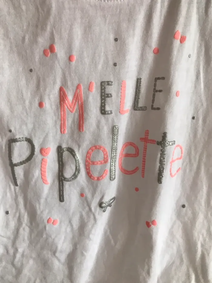 T shirt gemo 24 mois miss pipelette - photo numéro 3