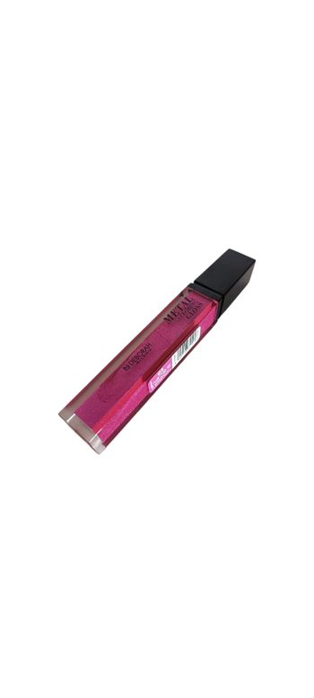 Gloss rose à paillettes effet métallique 