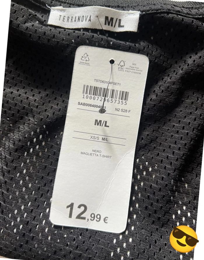 Crop top noir, taille M/L - Terranova - Neuf - photo numéro 7