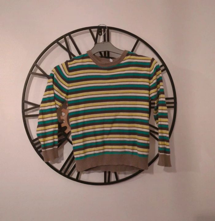 Pull fin garçon 8 ans carton rubik - photo numéro 2