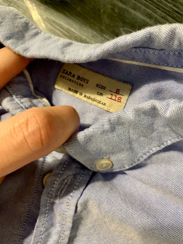 Chemise Zara garcon 6 ans - photo numéro 2