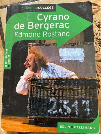 Livre Cyrano de Bergerac d’Edmond Rostand