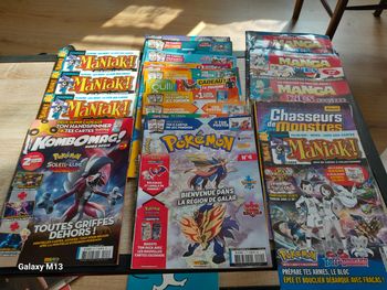Lotnde de 20 magazines sur les Pokémons