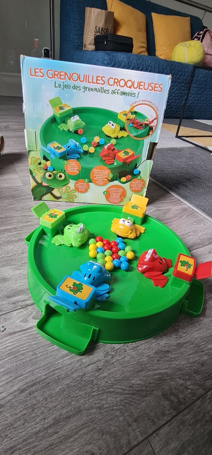 Jeu Les grenouilles croqueuses