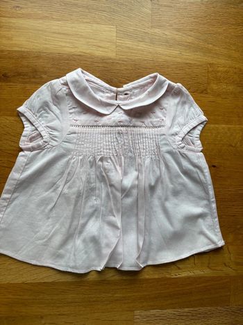 Superbe blouse tartine et chocolat 1 mois fille