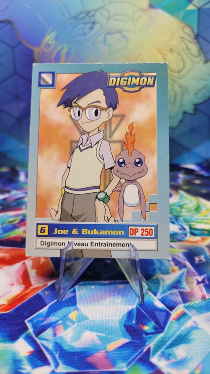 Carte Digimon Joe & Bukamon 9/34 Édition Série TV