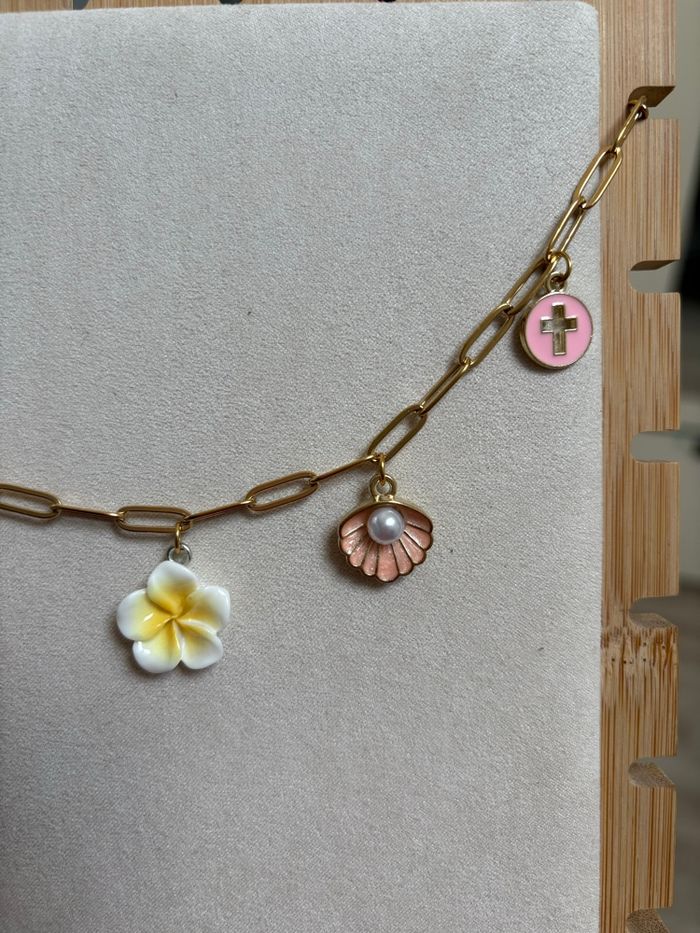 Collier breloque acier inoxydable - photo numéro 2