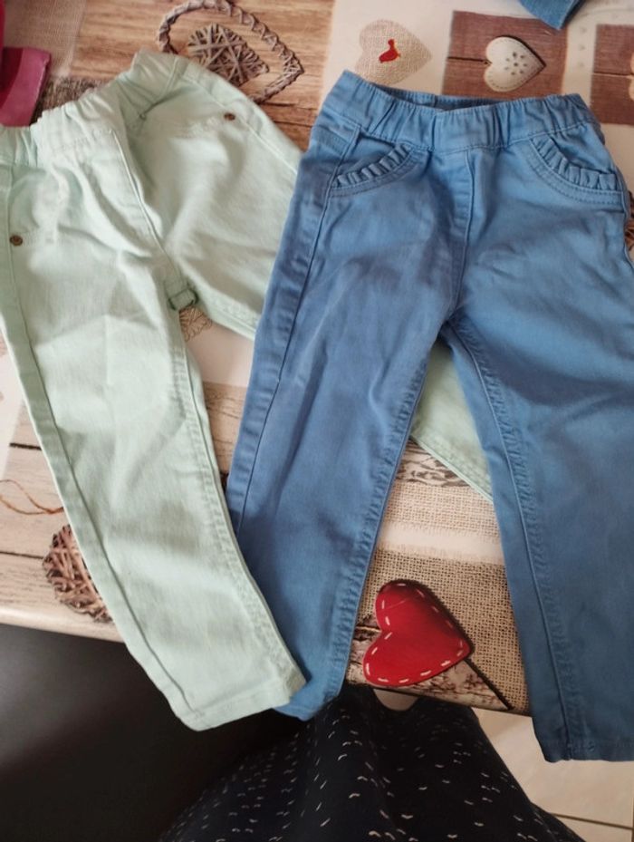 Lots pantalon 1 ans et demi*2 et 24 mois*2 - photo numéro 3