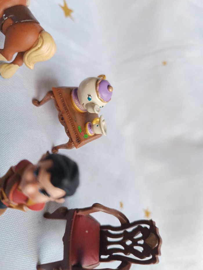 Figurine figure figura animator animator's Disney belle bête beauty beast princesse little doll - photo numéro 4