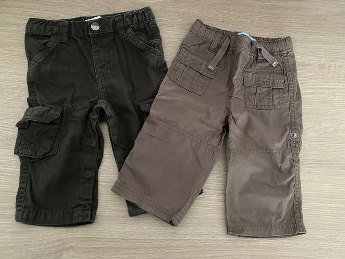 Lot 2 pantalons 6 mois