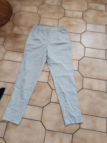 Pantalon tailleur taille haute