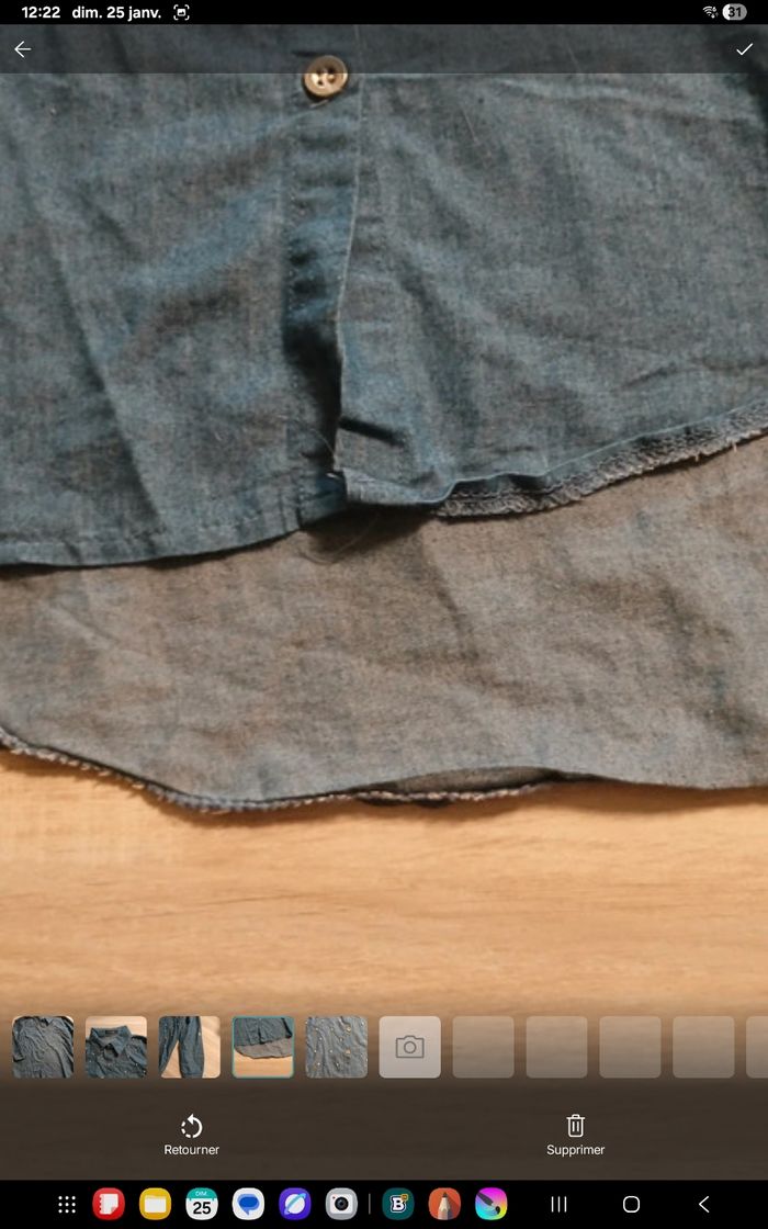 Chemise jean 10 ans GF77 - photo numéro 4