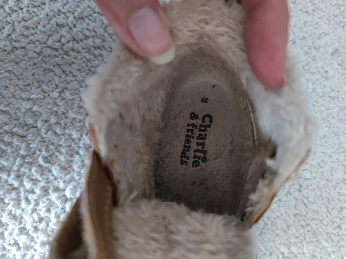 Bottines scratch marron fourrées T.20 - photo numéro 2