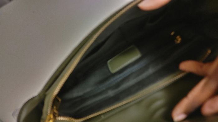 Sac en cuir véritable porté épaule crin de cheval vert jaune - photo numéro 12