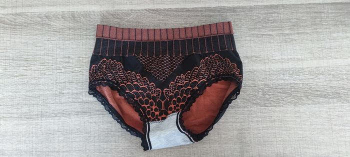 Culotte taille haute pour femme taille M couleur orange - photo numéro 3