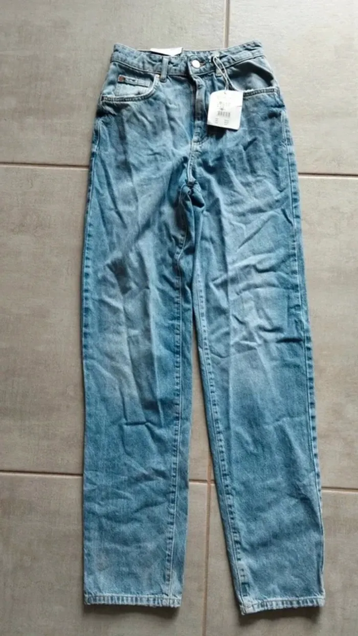 Jeans  straight taille  24/32  never  denim - photo numéro 2