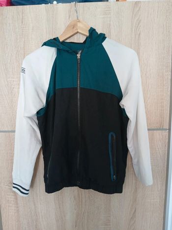 Veste lacoste sport S noir et blanc