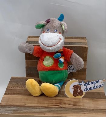 MD52 doudou vache mots d’enfants