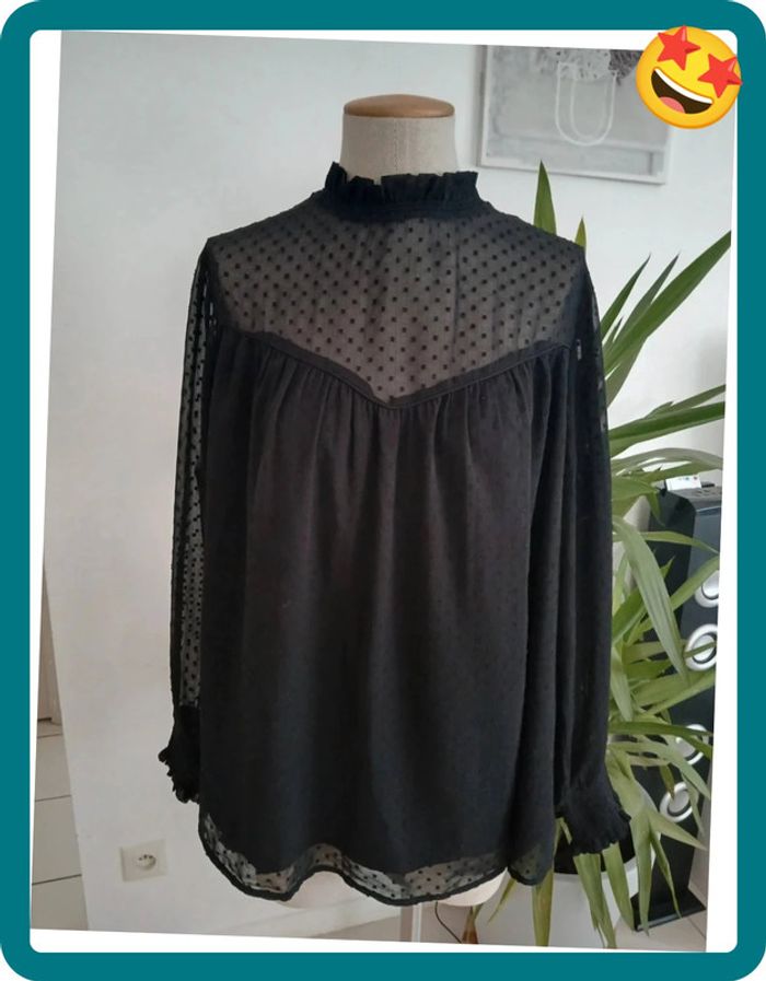 Blouse Noire Taille L🌿💝 - photo numéro 7