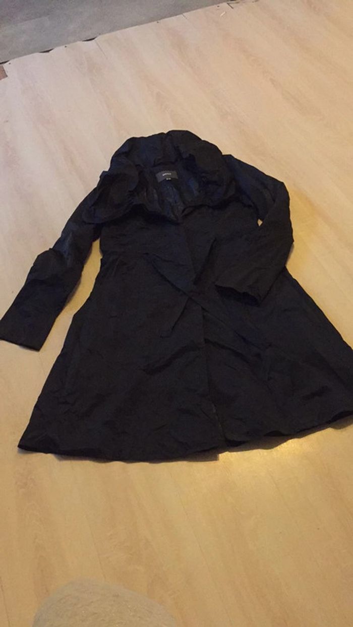 Veste longue trench coat