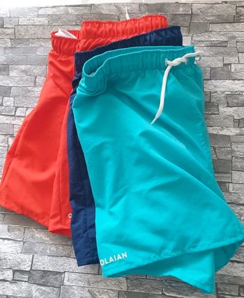 Lot 3 shorts de bain Décathlon