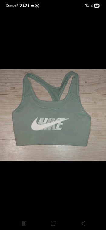 Brassière de sport nike