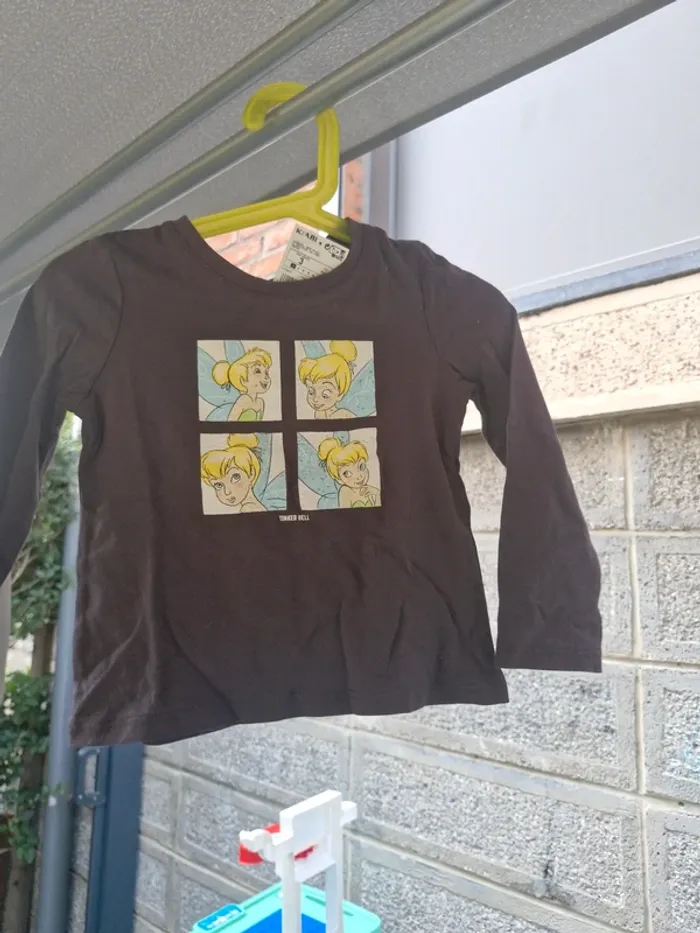 T-shirt manches longues • Fée clochette - photo numéro 3