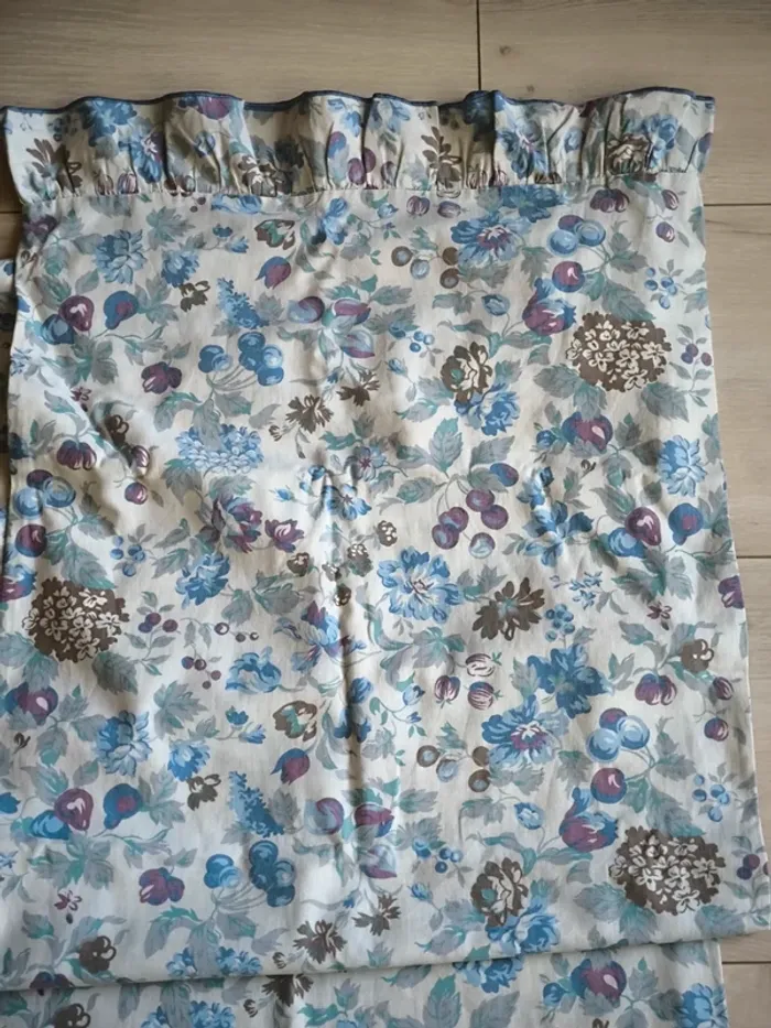 Taie de traversin vintage motif floral 167 X 42 cm - photo numéro 14