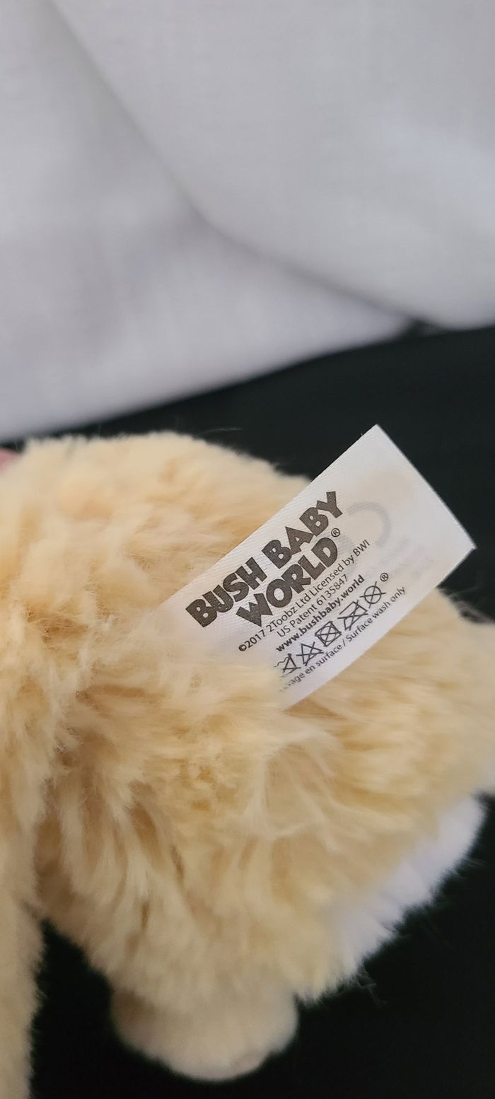 Peluche Bush Baby Bean Bag Neesha Jemini 16 cm Fur Babies World Dreamstars 60 - photo numéro 3