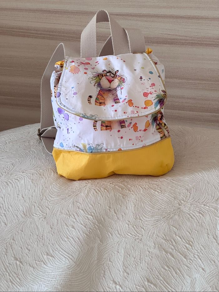 Sac à dos maternelle tigre peintre - photo numéro 2