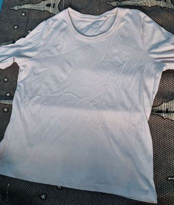 T-shirt rose pâle taille M