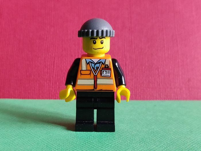 Minifig Lego travaux - Vrai Lego