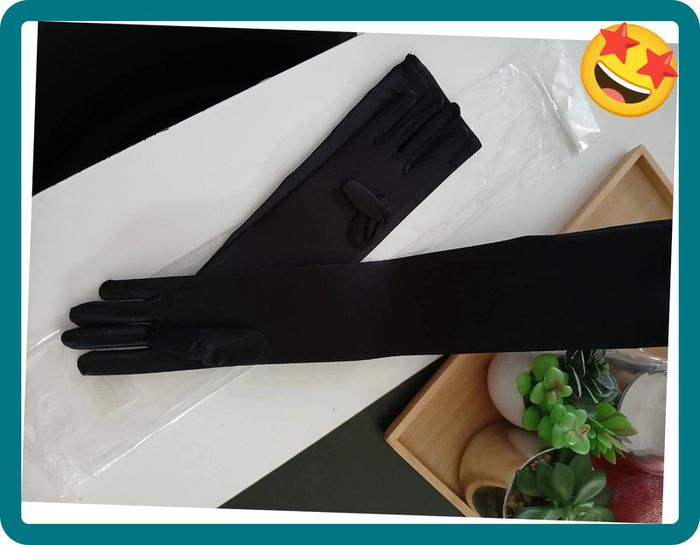 Long Gants noir Neuf Taille Unique🌿💝 - photo numéro 7