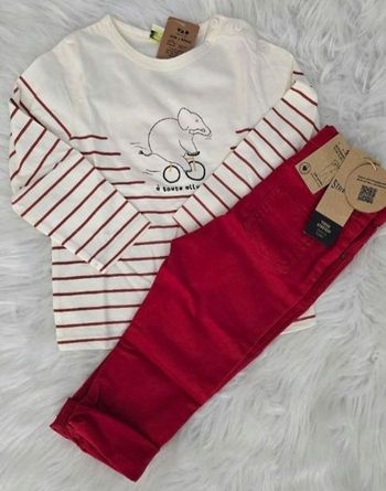 Neufs (non portés)🏷💙😍 ensemble teeshirt ml et jeans slim 36mois/3ans garçon