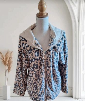 Peignoir veste imprimé panthère Rouge Gorge 