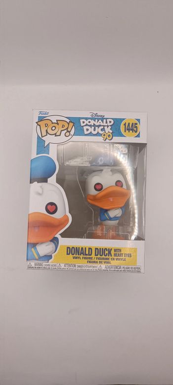Funko pop : Disney 1445 - Donald duck with heart eyes - 90th anniversary