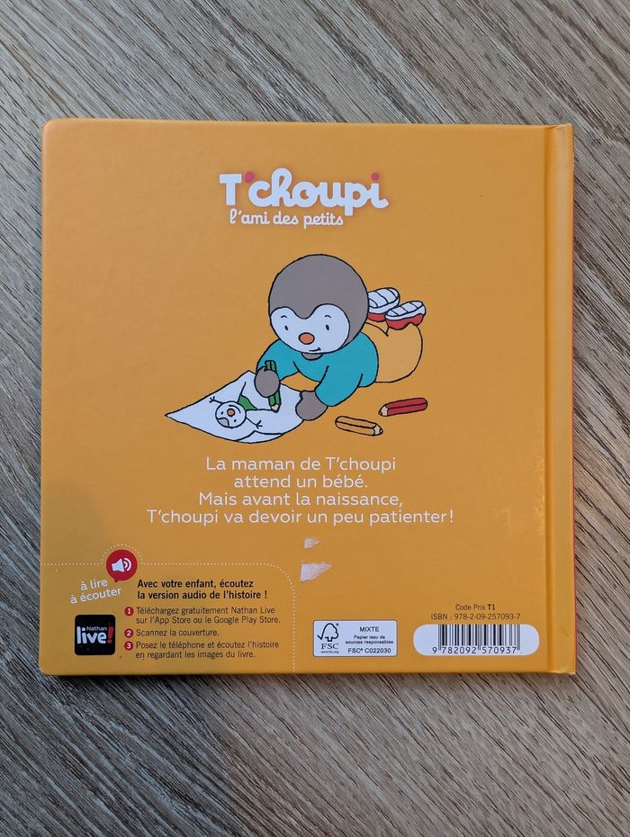 Livre T'choupi bientôt grand frère - photo numéro 2